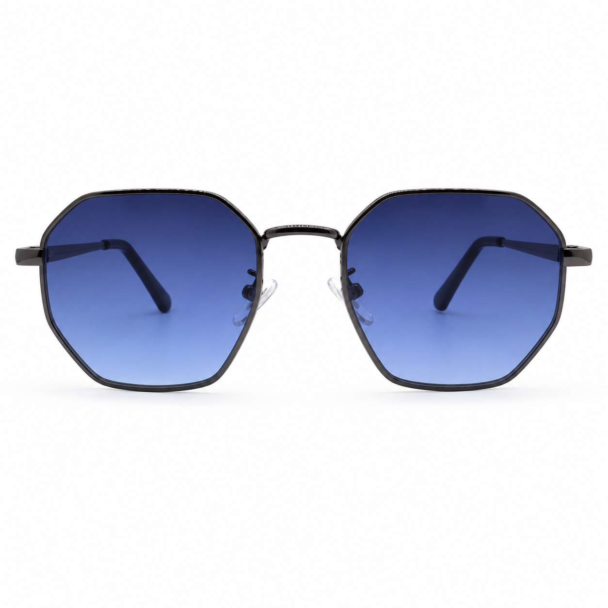 Lentes de sol Vespa DYVE-054 geométrico gunmetal azul degradé