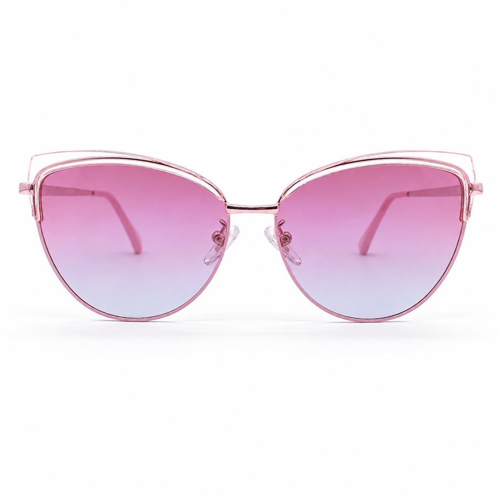 Lentes de Sol Vespa (DYVE-074) Cat-Eye Metálico