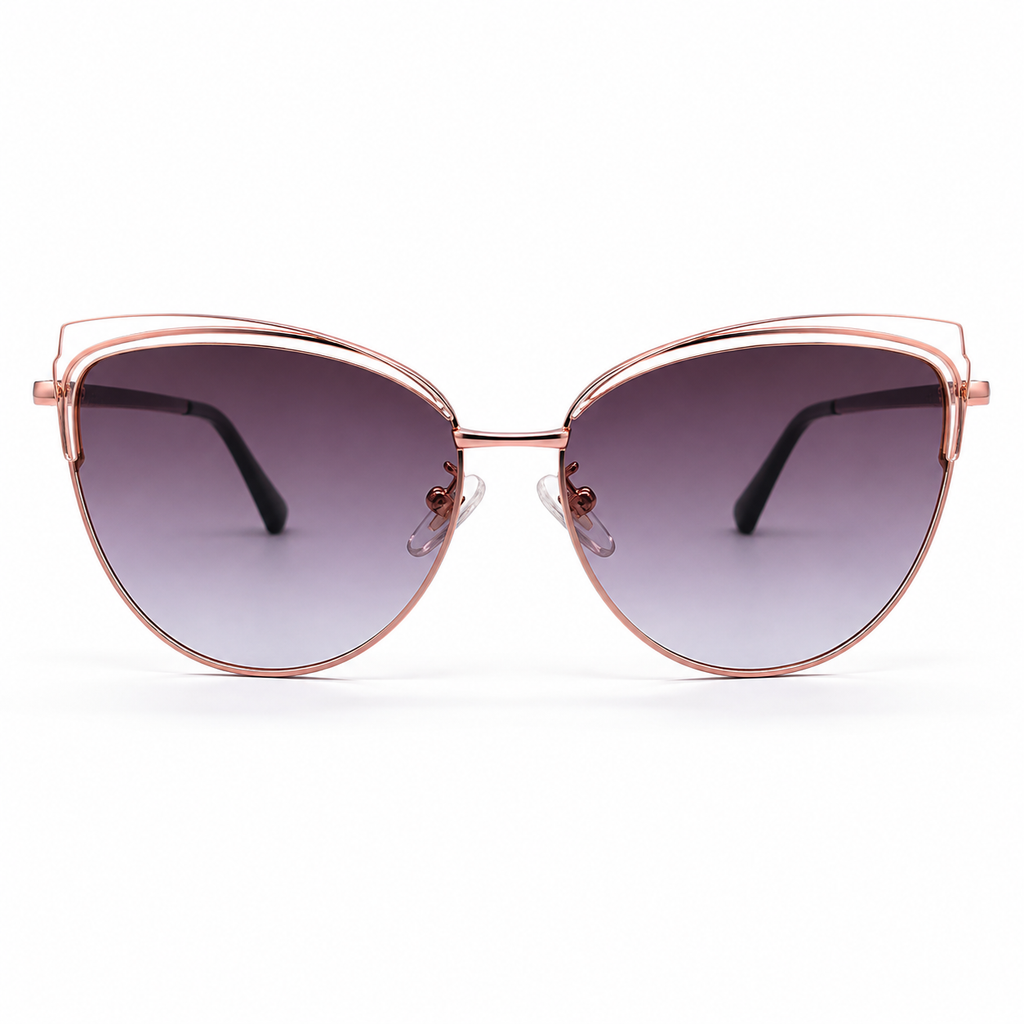 Lentes de Sol Vespa (DYVE-074) Cat-Eye Metálico