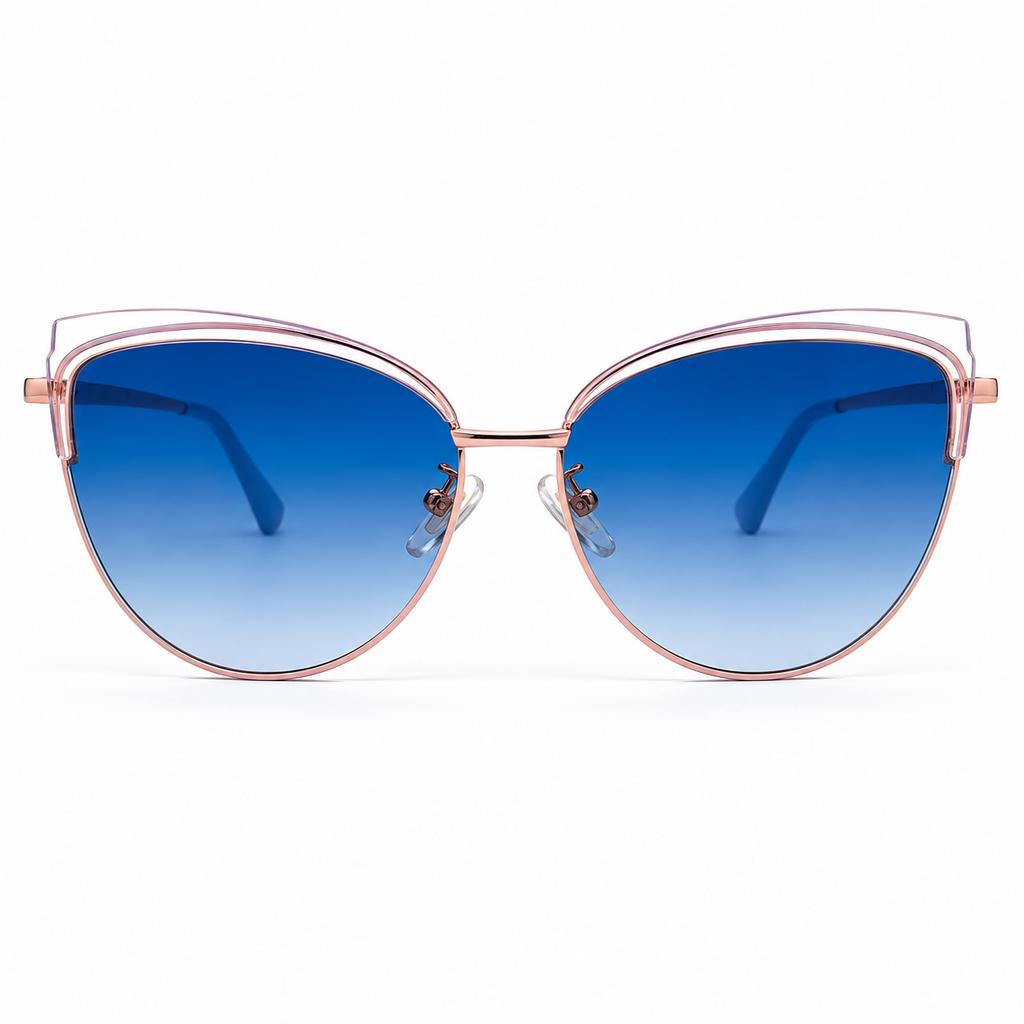 Lentes de Sol Vespa (DYVE-074) Cat-Eye Metálico