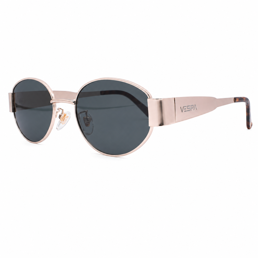Lentes de sol Vespa DYVE-086 ovalado metal dorado g15