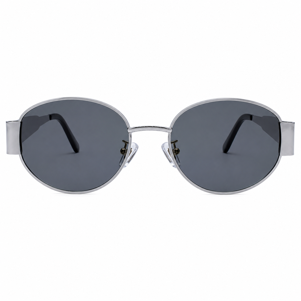 Lentes de sol Vespa DYVE-086 ovalado metal plateado gris